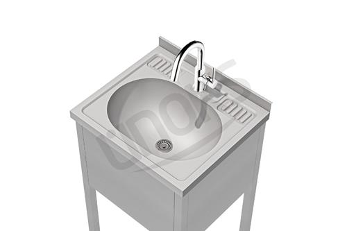 Hand Wash Sink w/ Soap Dish Without Cabinet