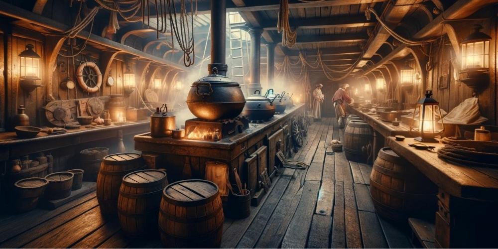 Ship Kitchens from Past to Present
